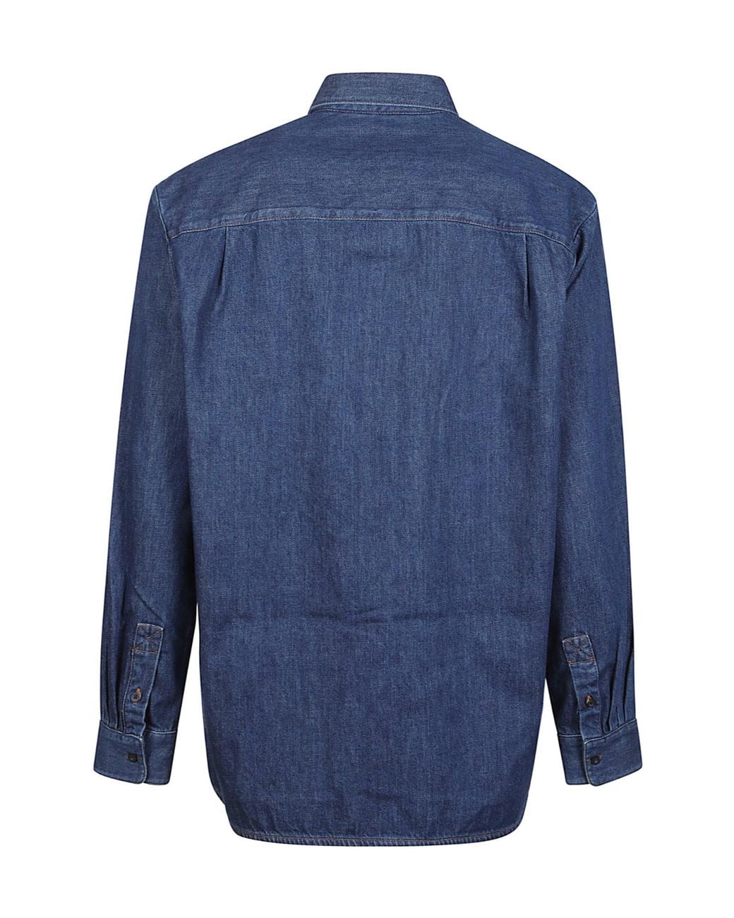 A.P.C. Blue Mathias Long Sleeve Shirt for men