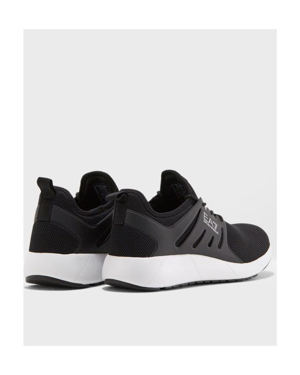 EA7 Black Logo Details Casual Sports Shoes for men