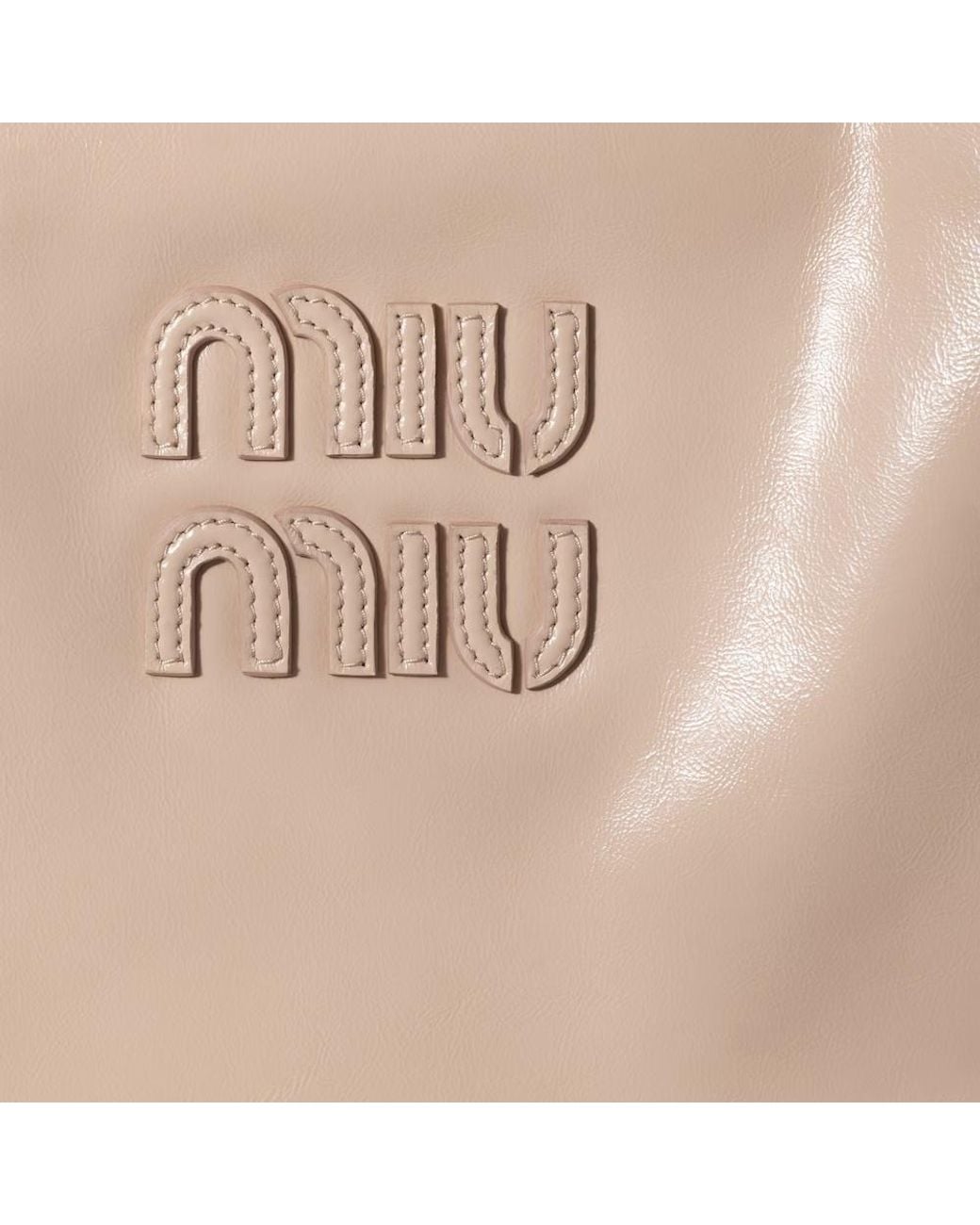 Miu Miu Natural Ivy Leather Bag