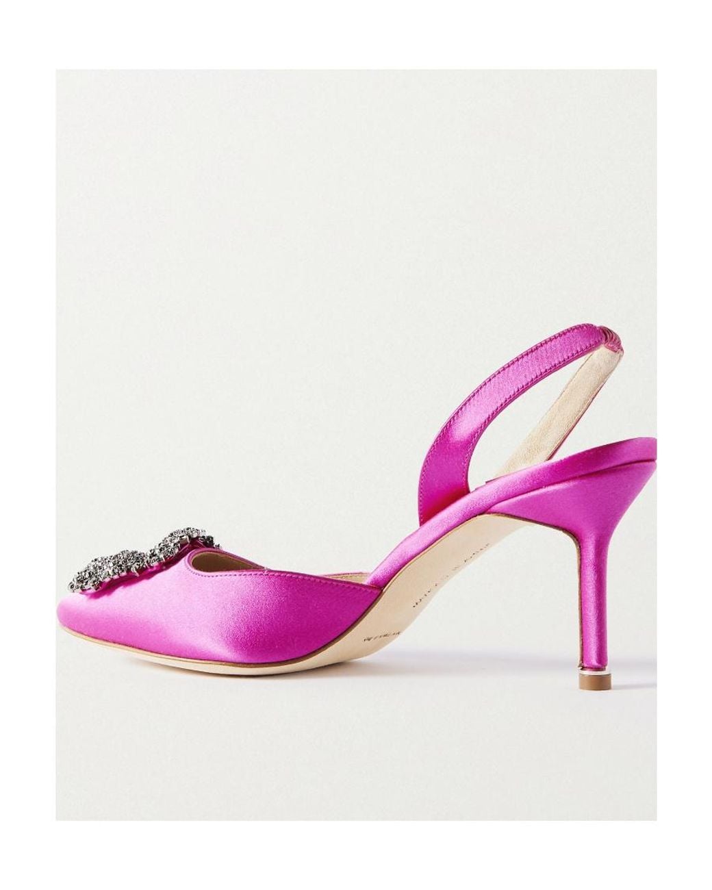 Manolo Blahnik Pink Hangisli High Heels