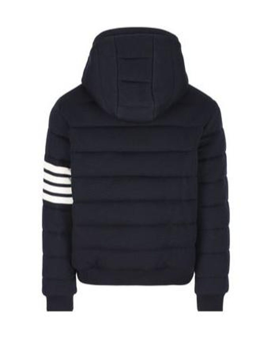 Thom Browne Blue Striped Hooded Jacket for men