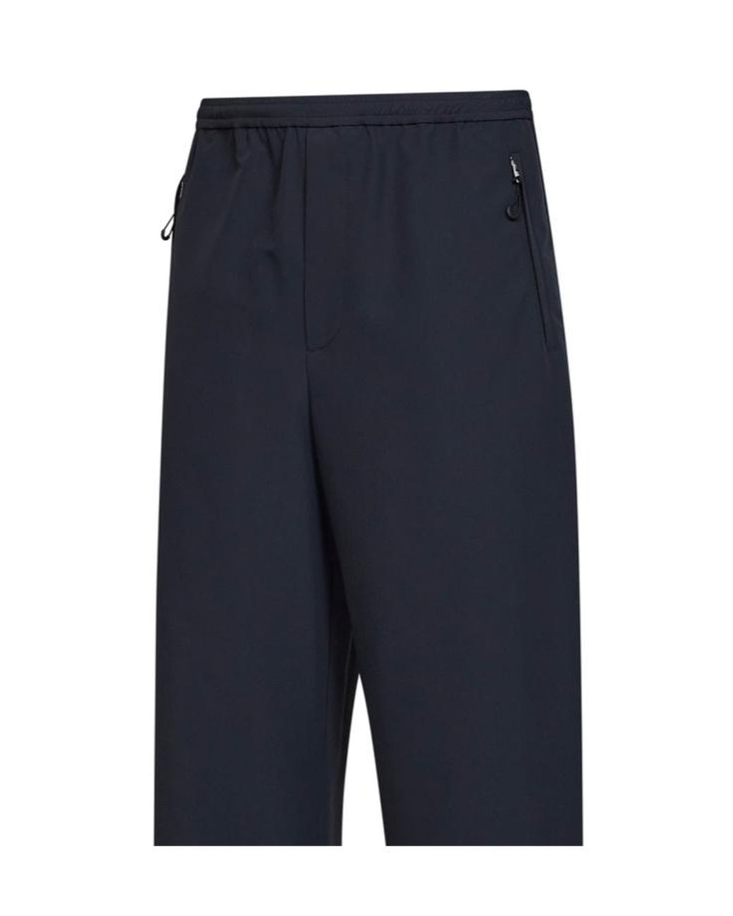 Jil Sander Blue Recycled Polyester Trousers for men