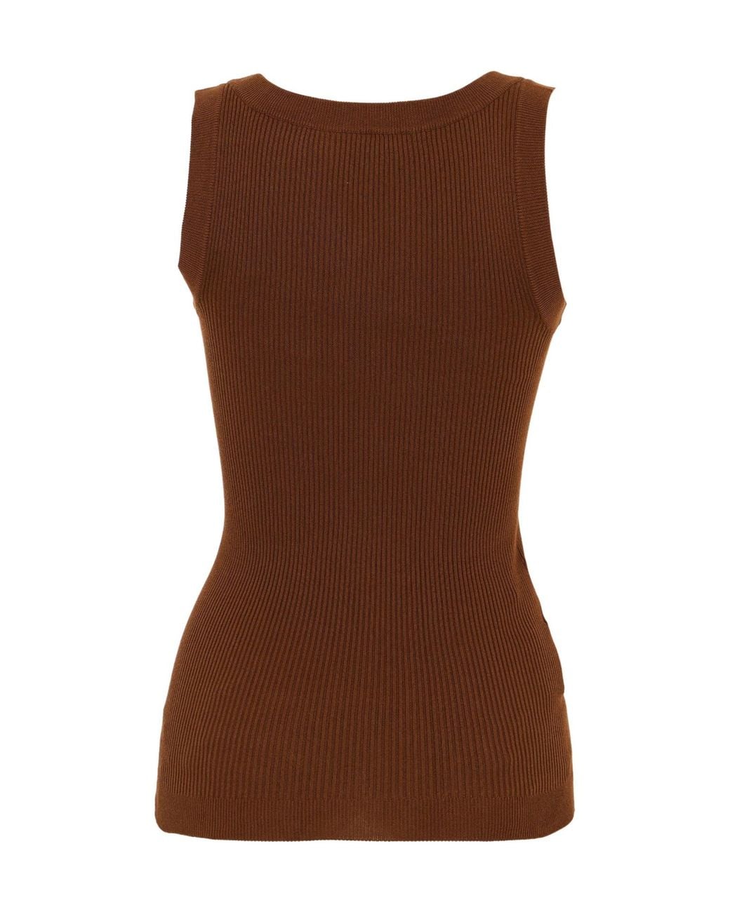 Miu Miu Brown Knitted Vest
