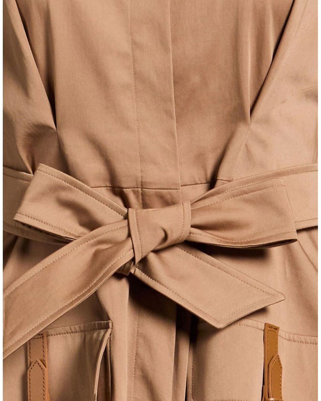 Max Mara Natural Minimalist Long-Sleeve Shirt Dress