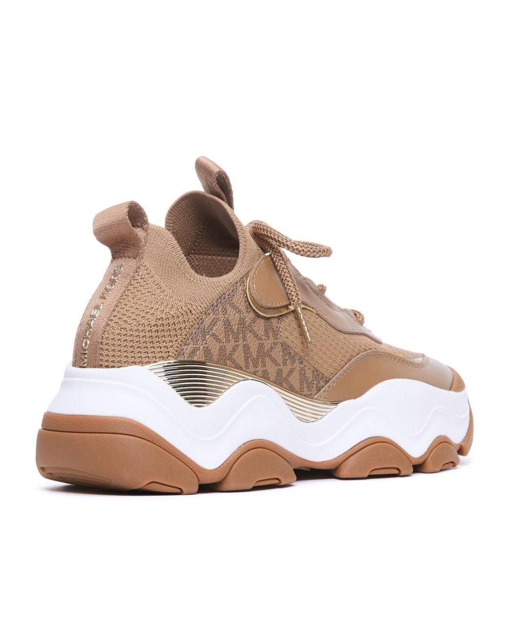 Michael Kors Brown Atlas Husk Sneaker