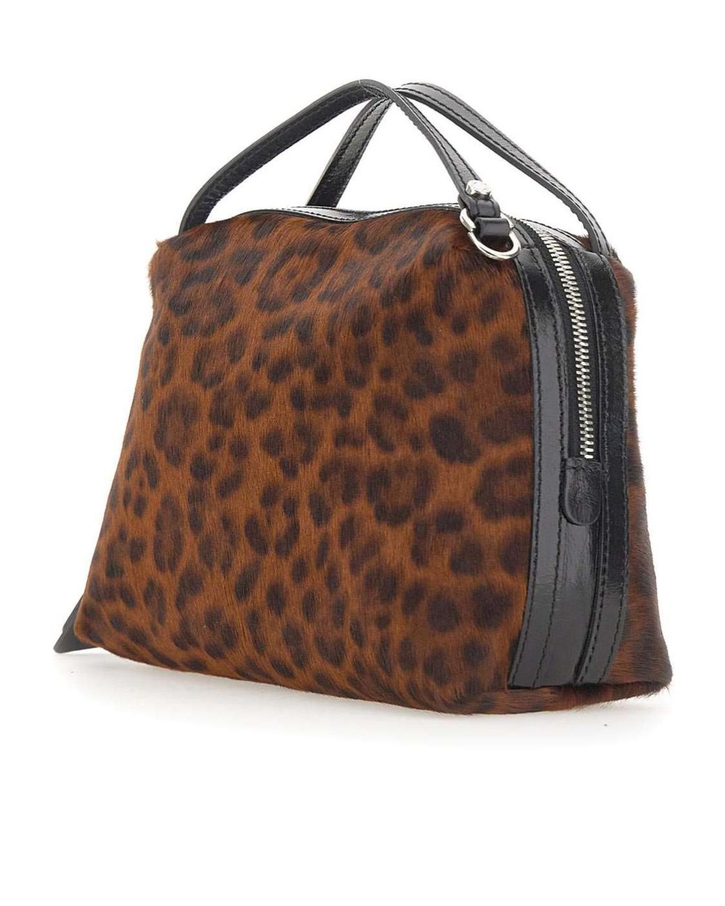 Gianni Chiarini Brown Alifa Animal-Print Shoulder Bag