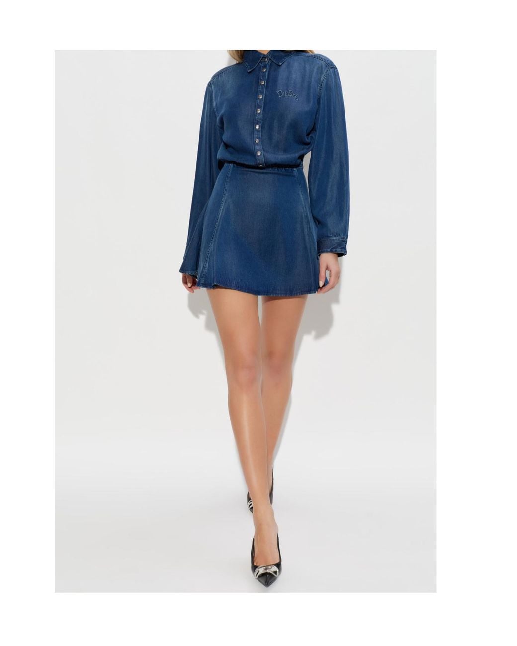 DIESEL Blue De-Drevia- Denim Dress