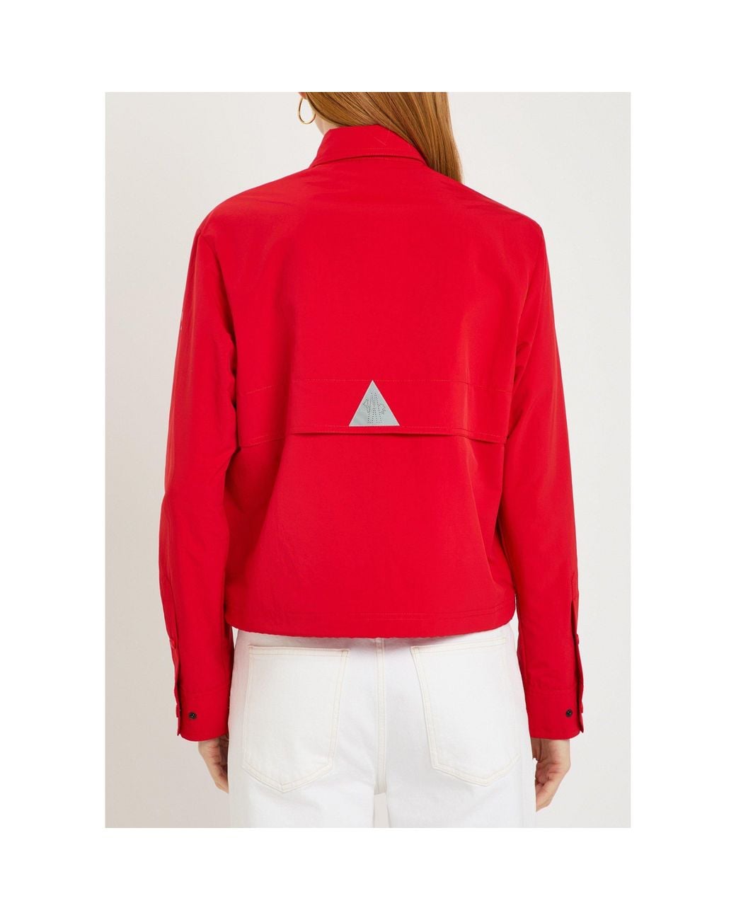 Moncler Red Simple Water-Repellent Coat