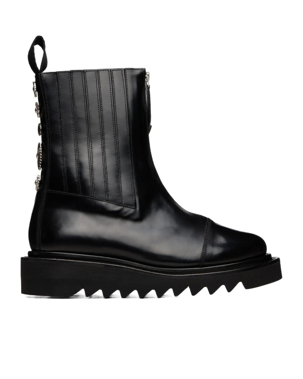 Toga Virilis Black Aj1219 Chelsea Boots for men