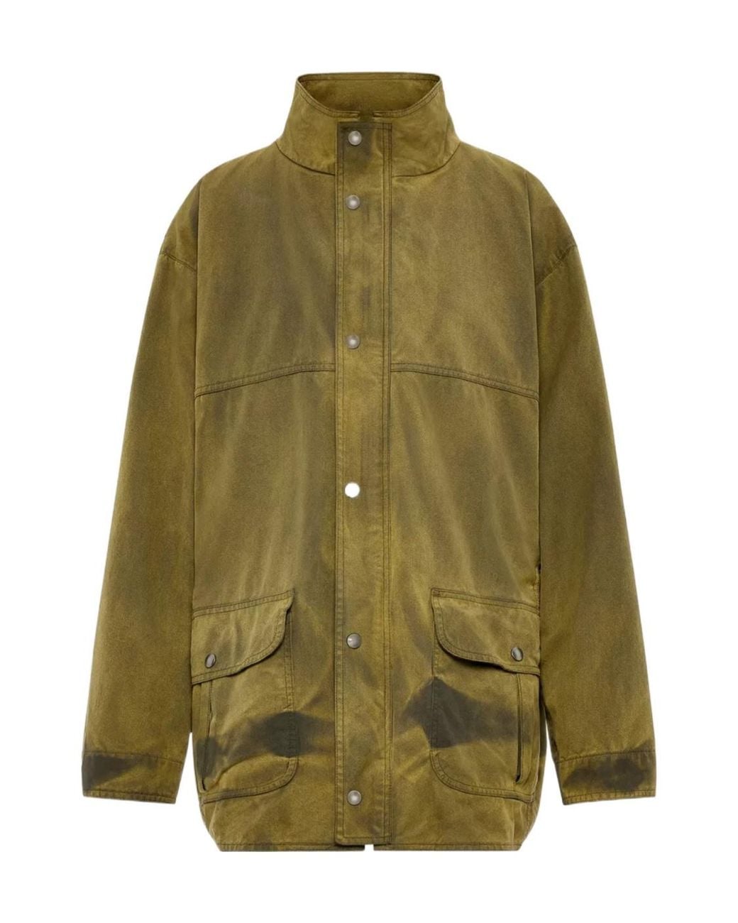 Maison Margiela Green Oversized Drawstring Jacket