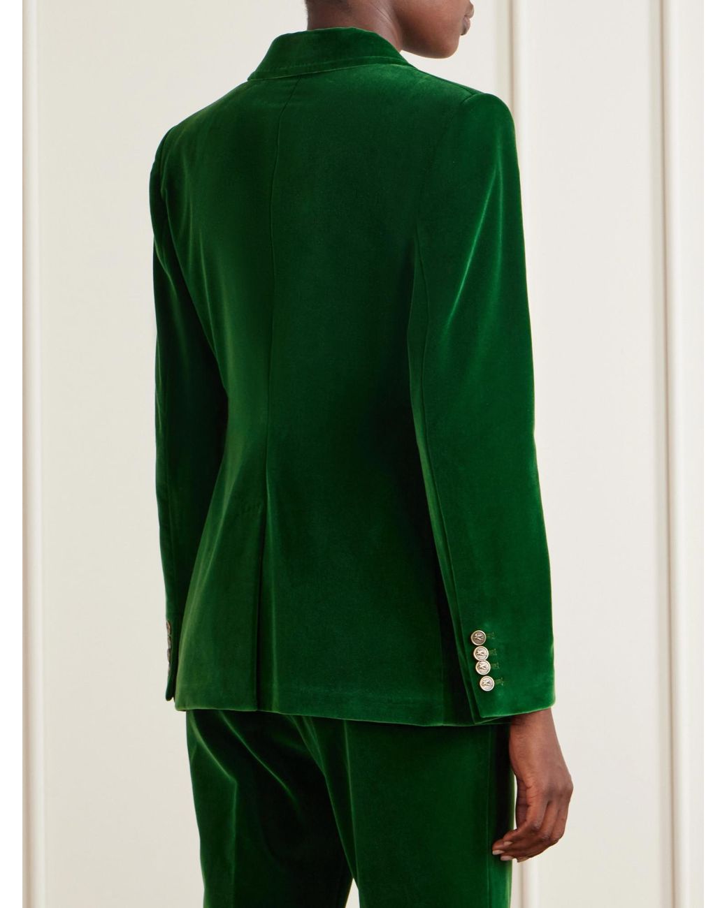 Etro Green Velvet Blazer