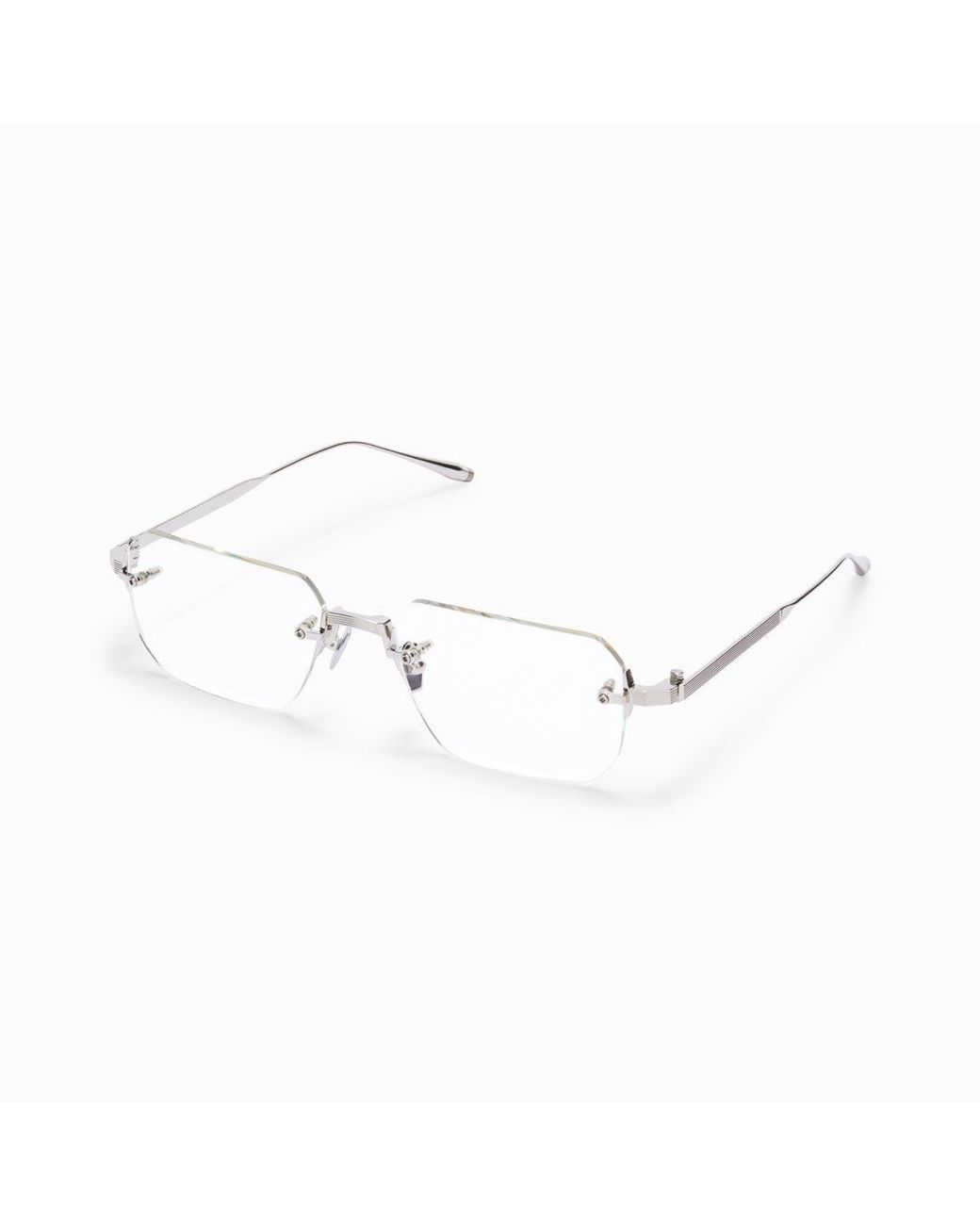 Akoni White Frameless Plain Mirror for men