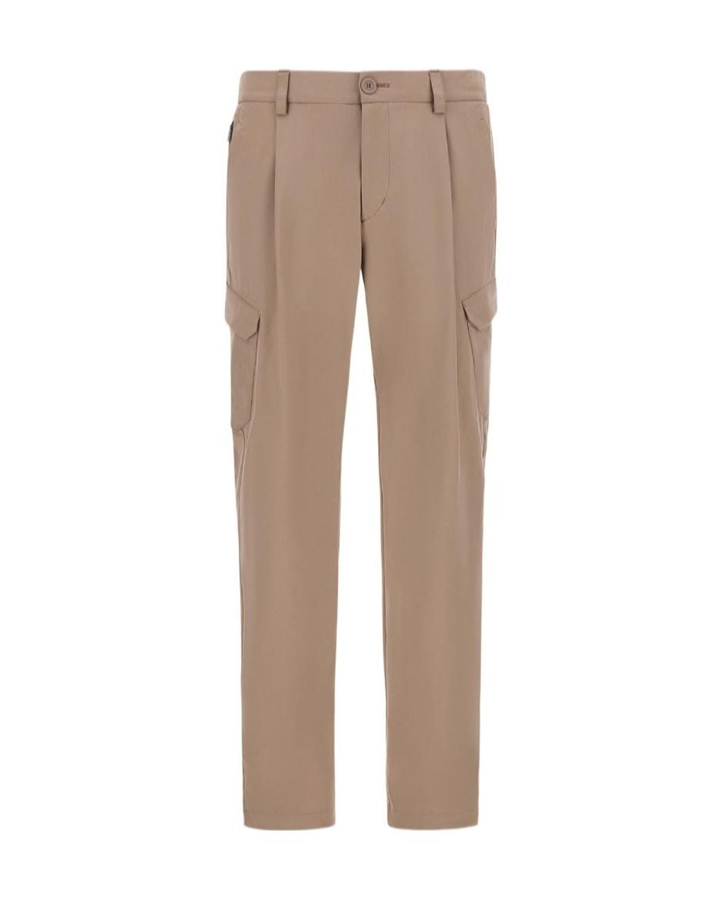 Herno Natural High-Waist Tapered Trousers for men