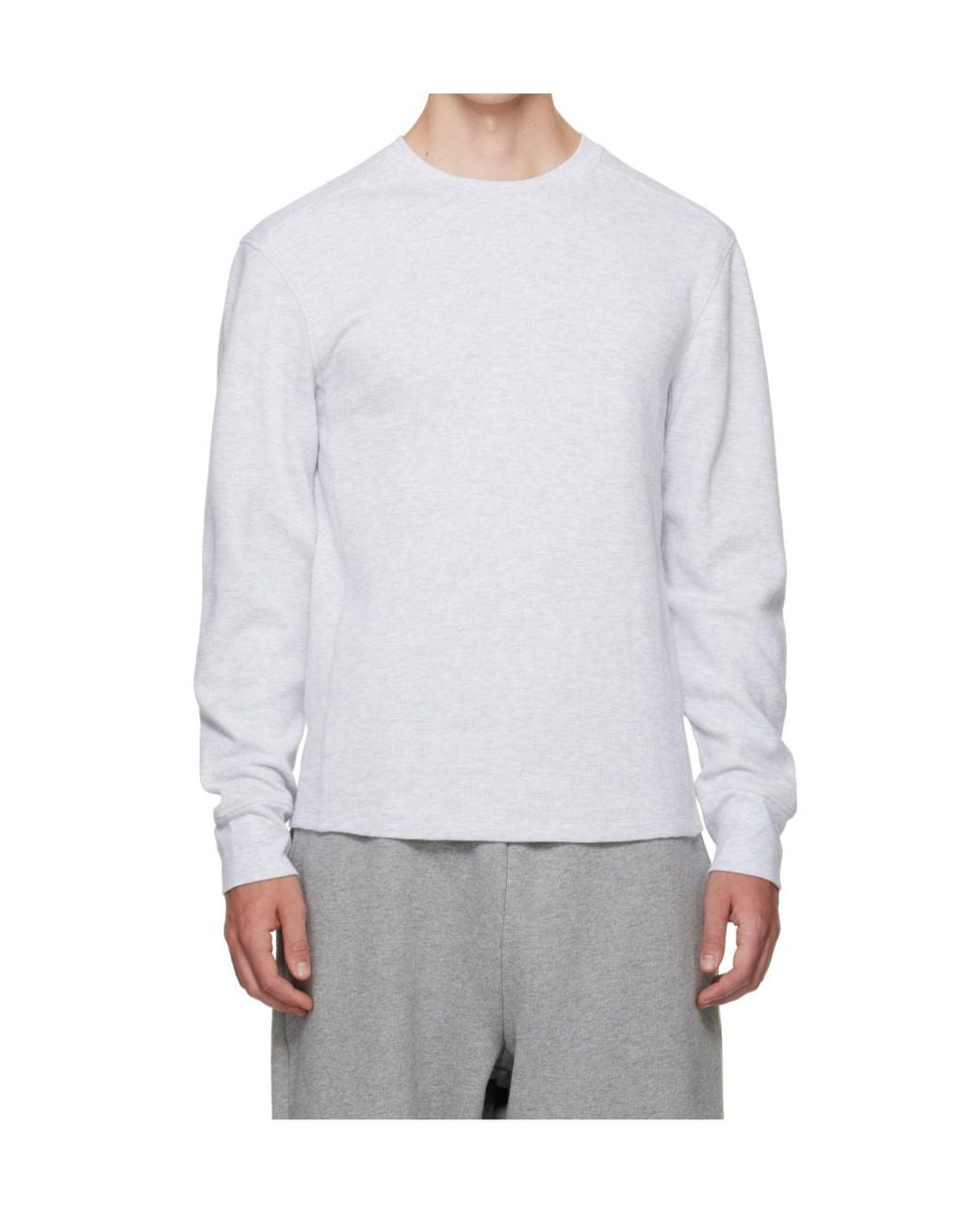 Entire studios White Thermal Long-Sleeve T-Shirt for men