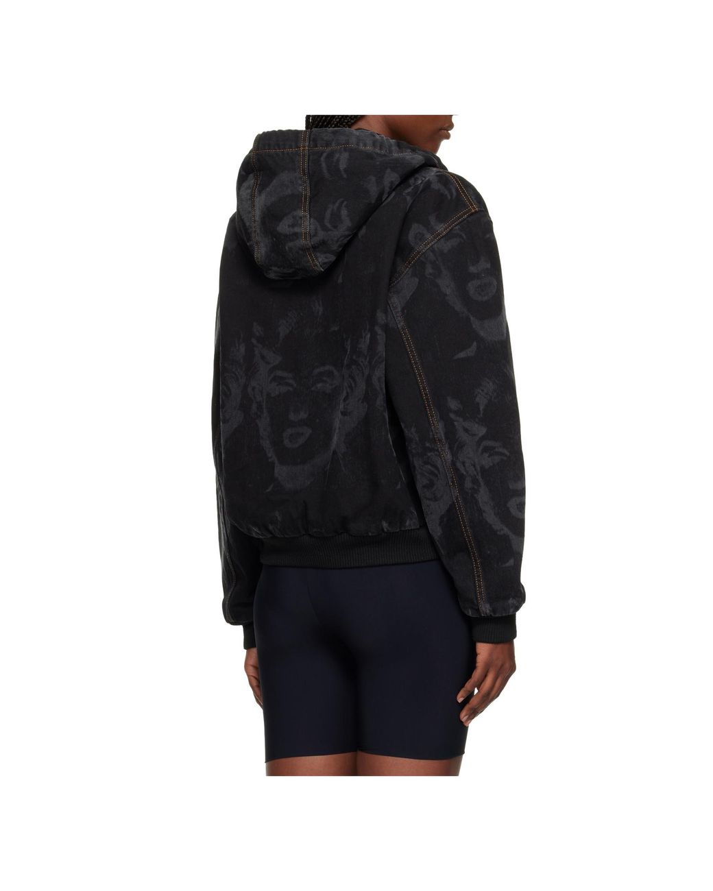 VAQUERA Black Marilyn Denim Jacket for men