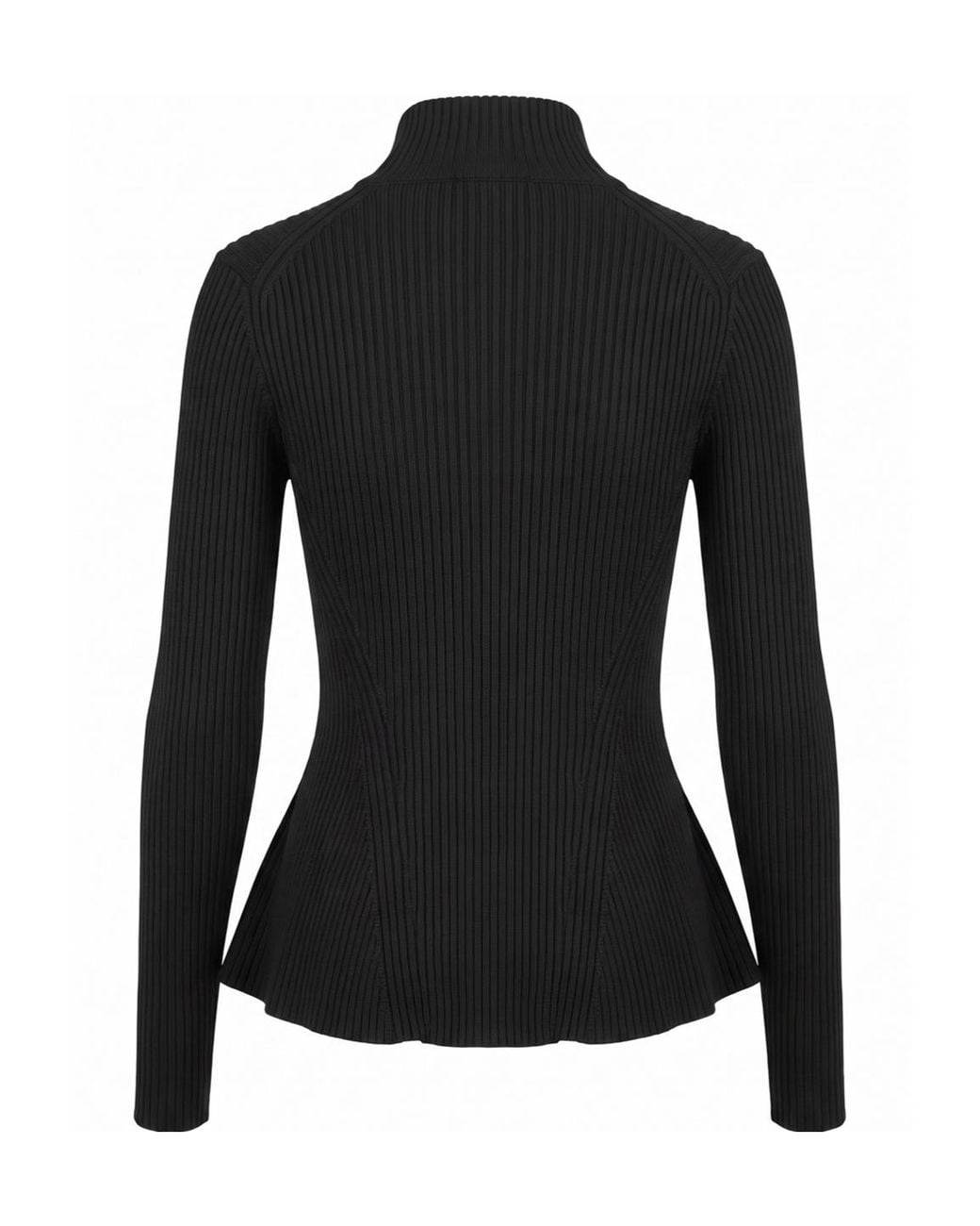 Alaïa Black Alaïa Long-Sleeved Zip-Up Cardigan