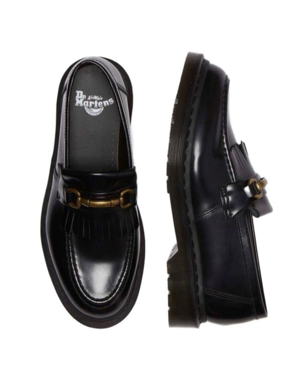 Dr. Martens Black Tassel Loafers for men