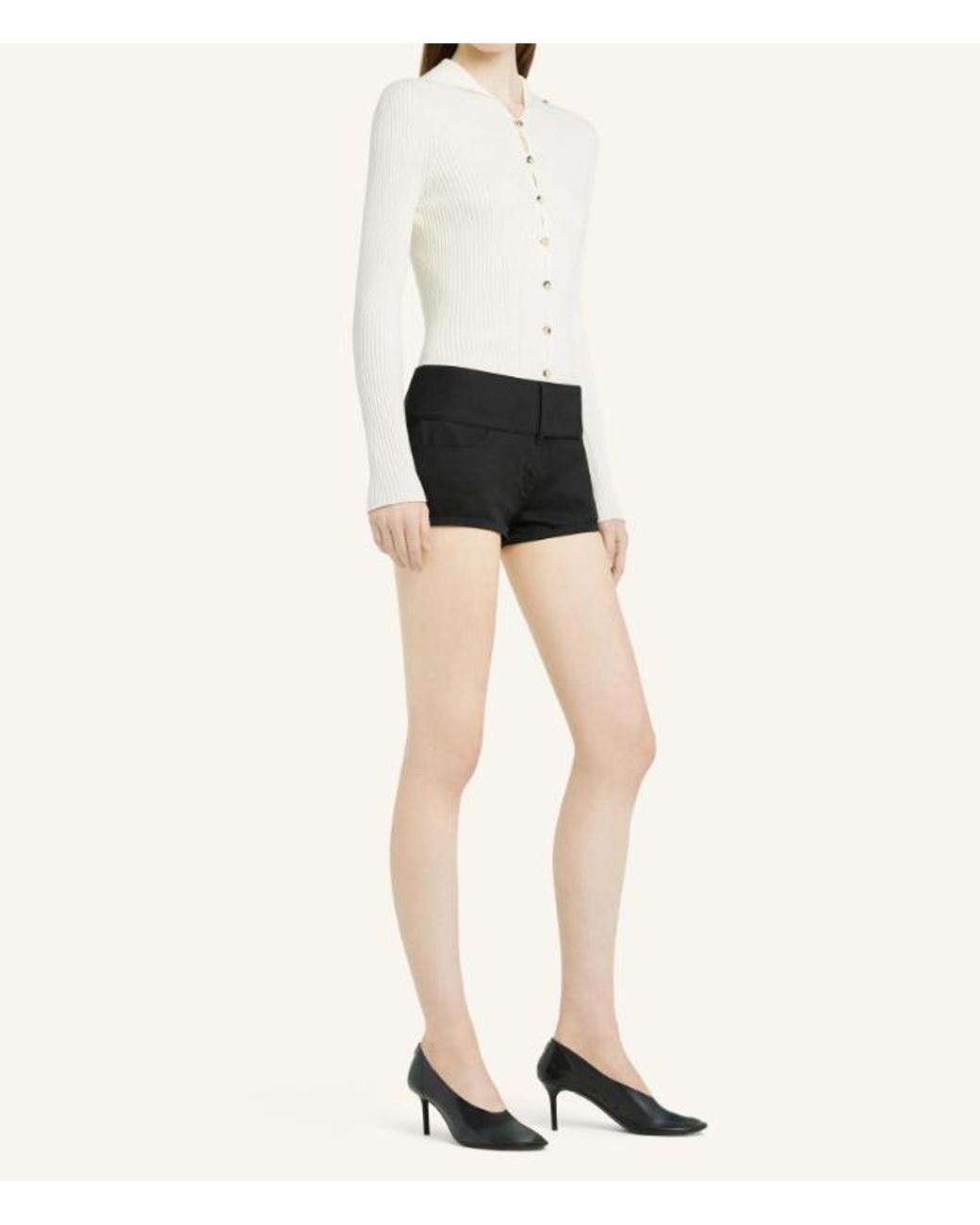 Courreges White Solar Cardigan