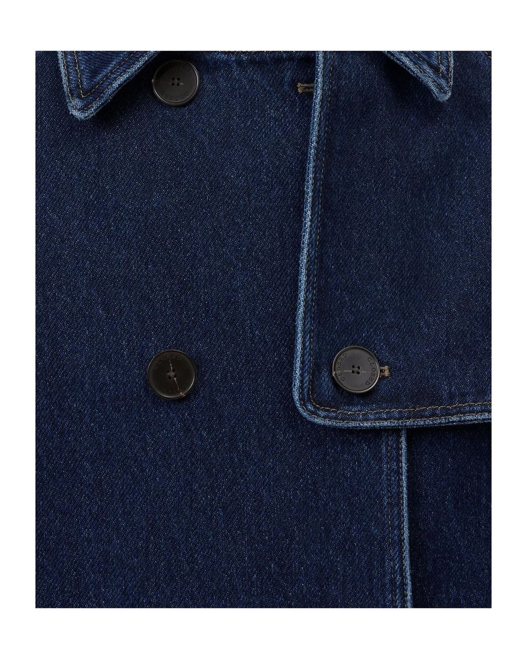 Closed Blue Denim Cropped Jacket