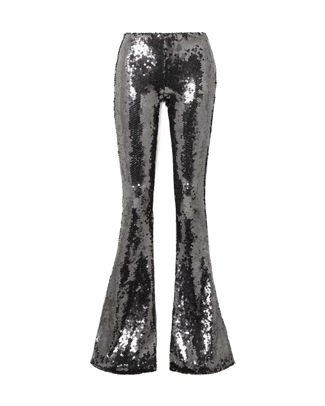 16Arlington Black Koro Sequined Tulle Flared Pants