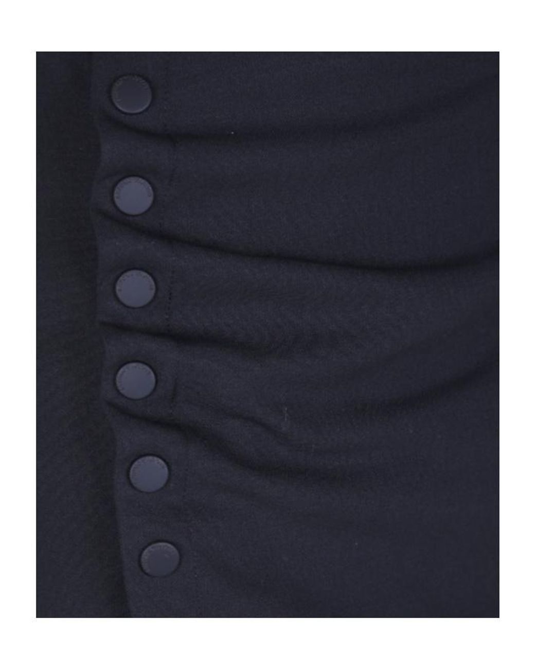 Emporio Armani Blue Buttoned Midi Skirt