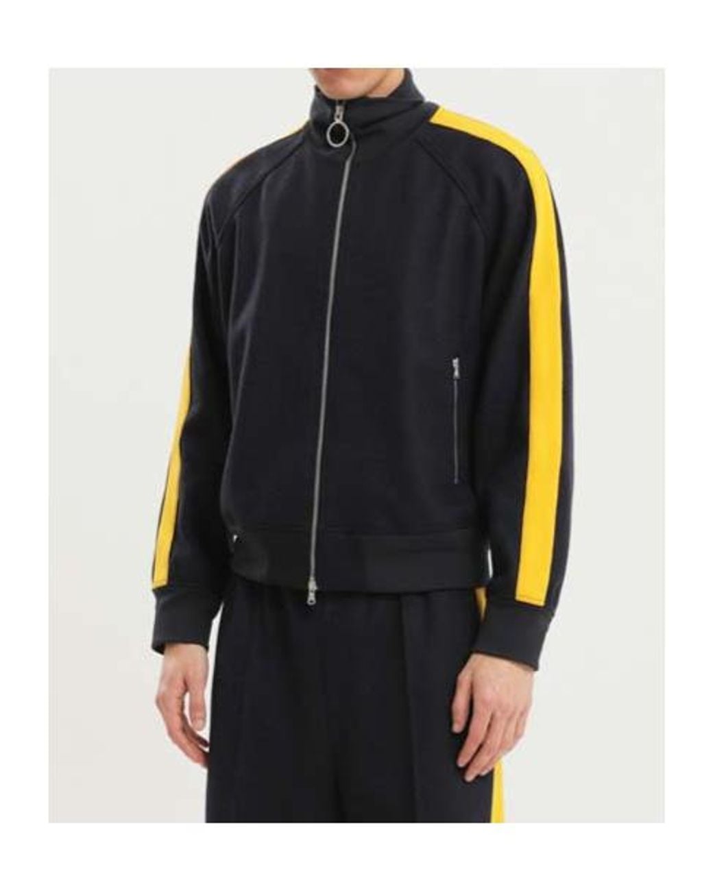 1989 STUDIO Blue Side Band Jacket Zip Up for men