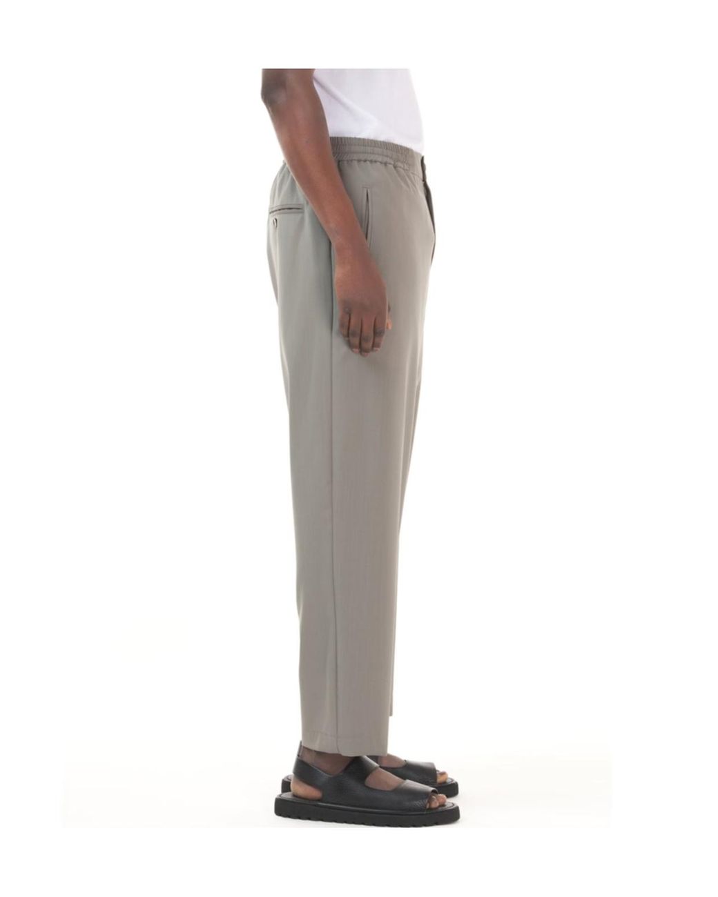 Barena Gray Ameo Straight Leg Trouser for men