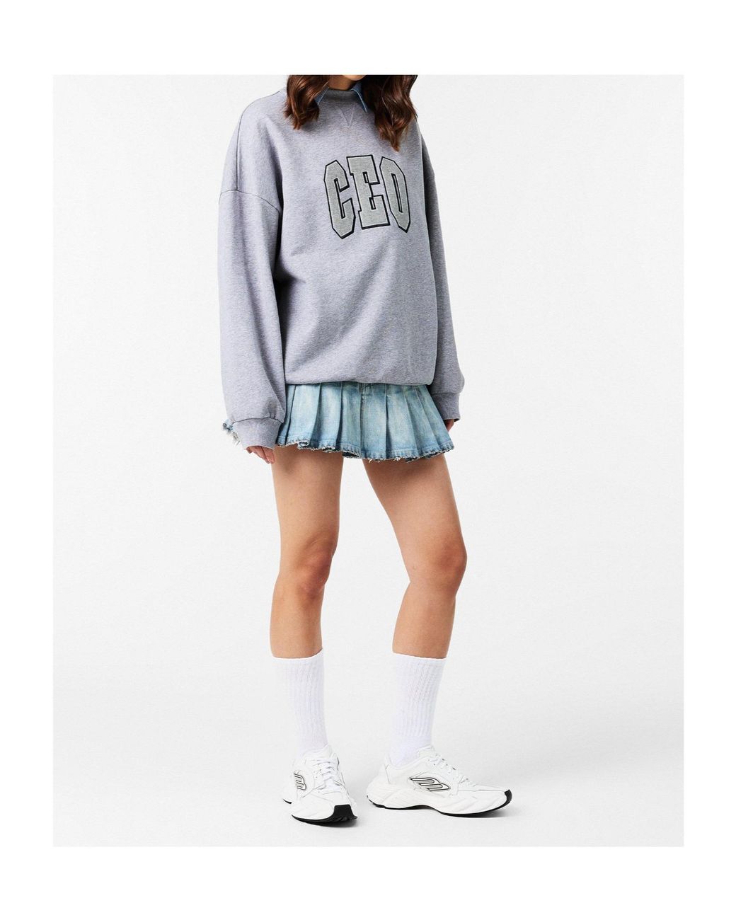 Balenciaga Blue Short Skirt