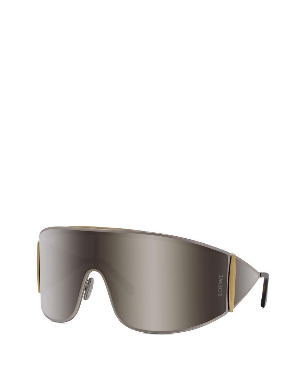 Loewe Gray Speed Mask Oversized Frame Sunglasses