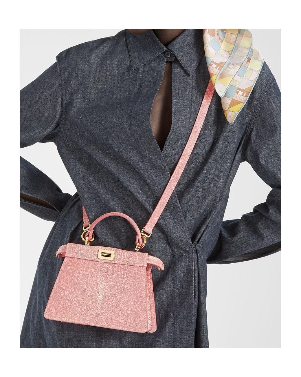 Fendi Pink Stingray Bag