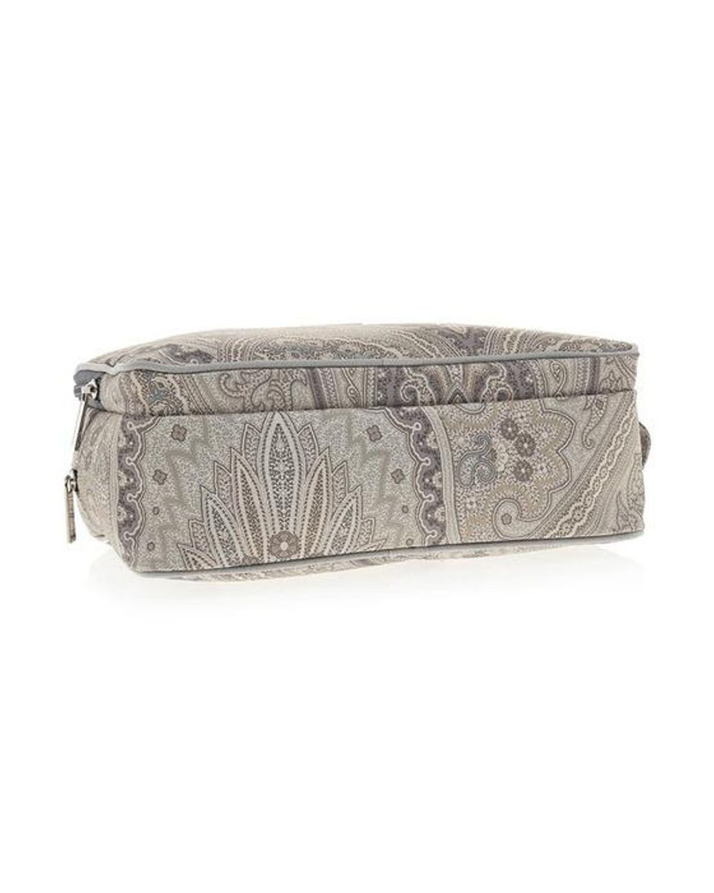 Etro Gray Logo Clutch
