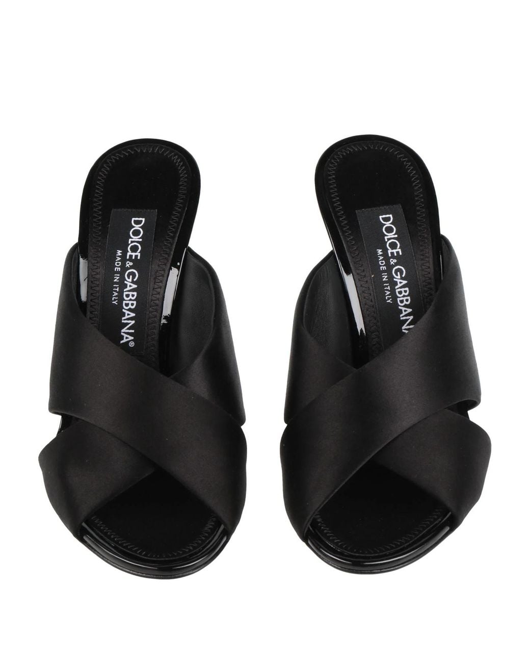Dolce & Gabbana Black Solid Color Sandals