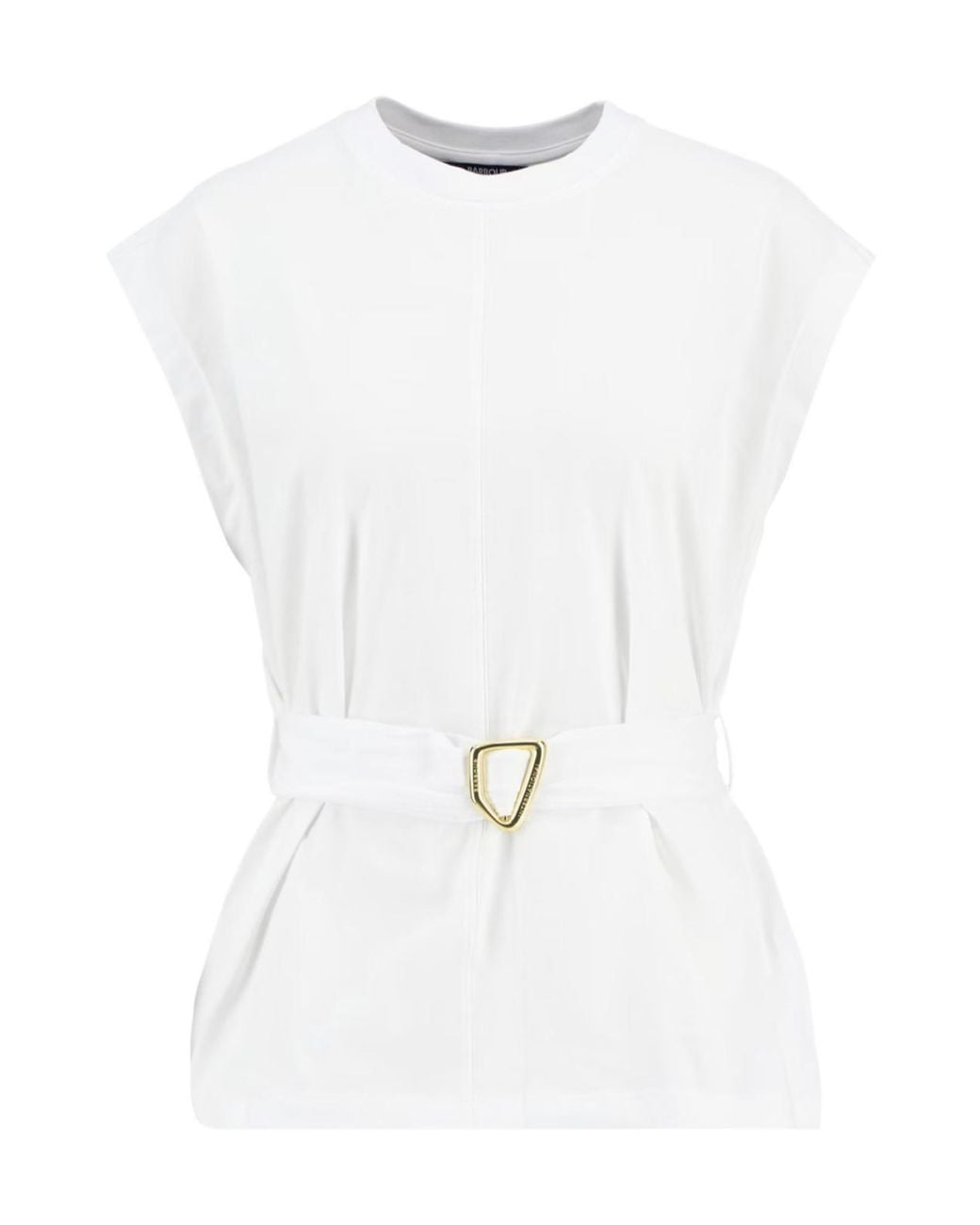 Barbour White Belted T-Shirt