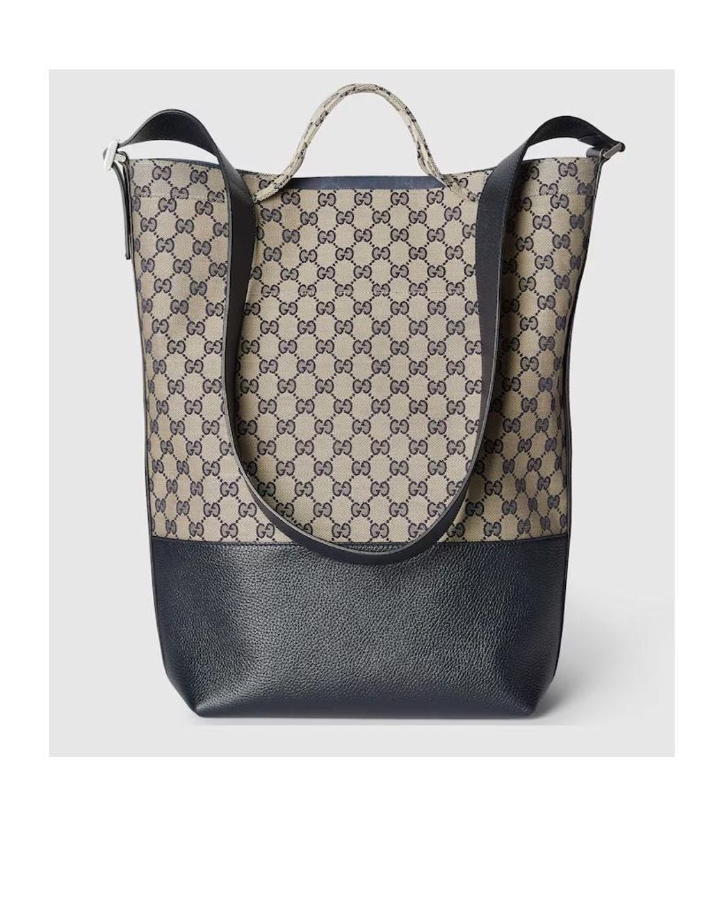 Gucci Gray Large Gg Tote Bag for men