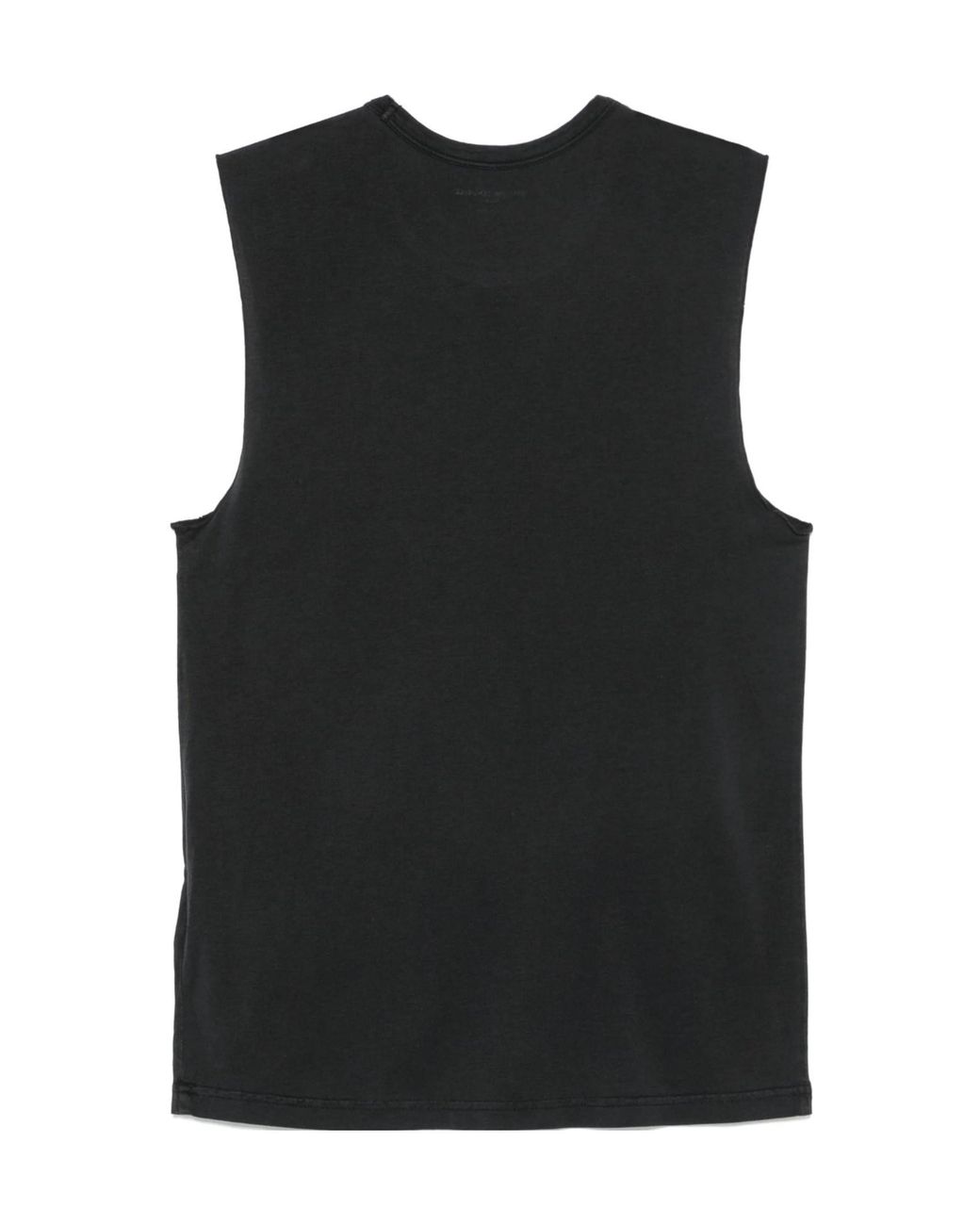 Officine Generale Black Jersey Tank Top