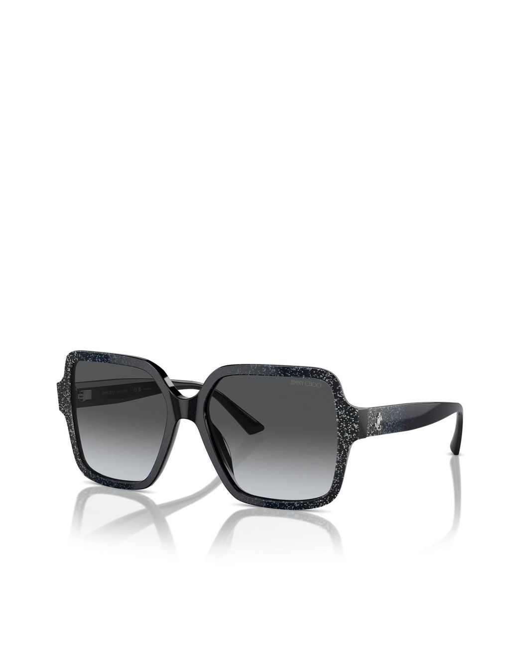 Jimmy Choo Black Eyewear Square Frame Sunglasses