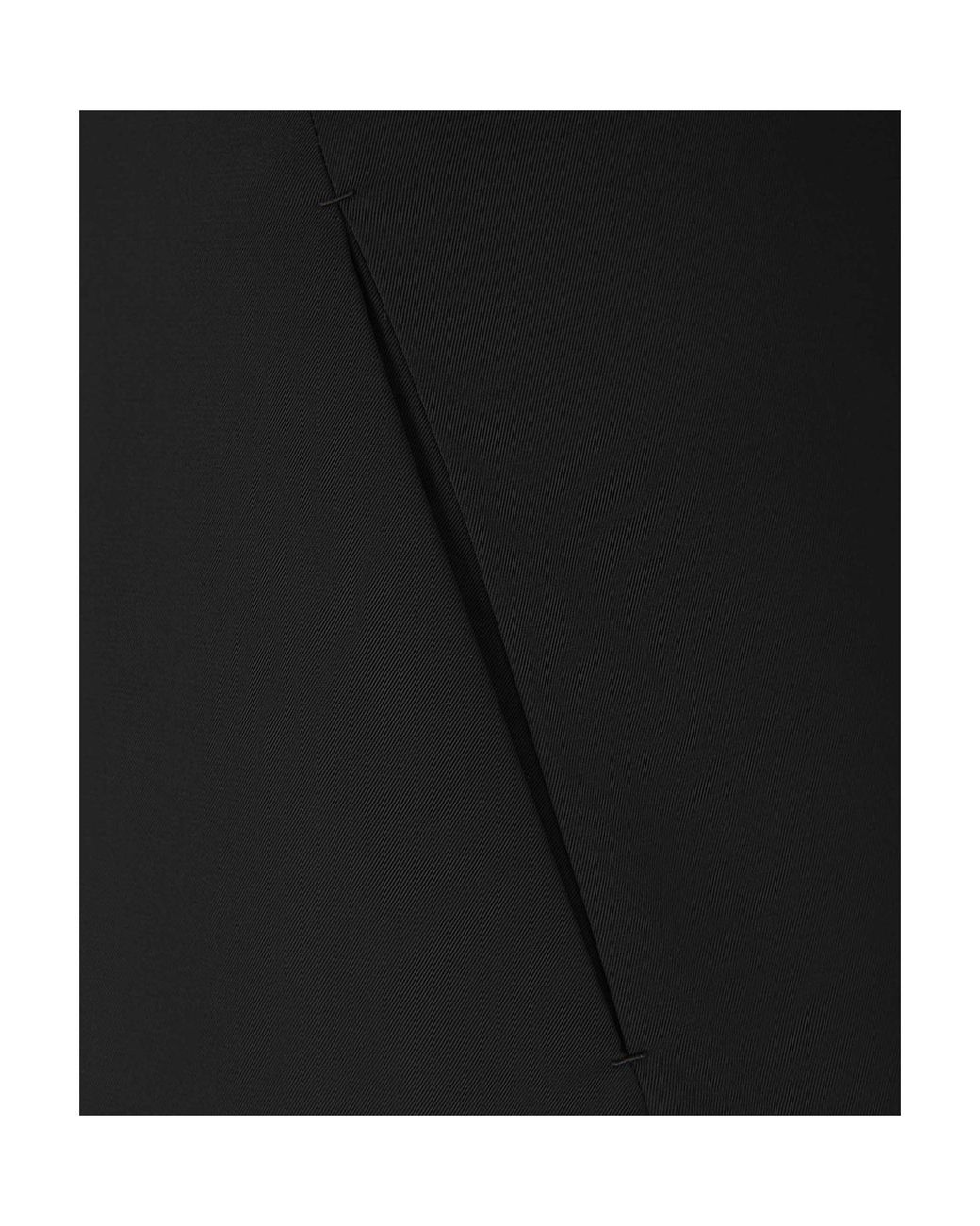 Khaite Black Lauson Midi Skirt