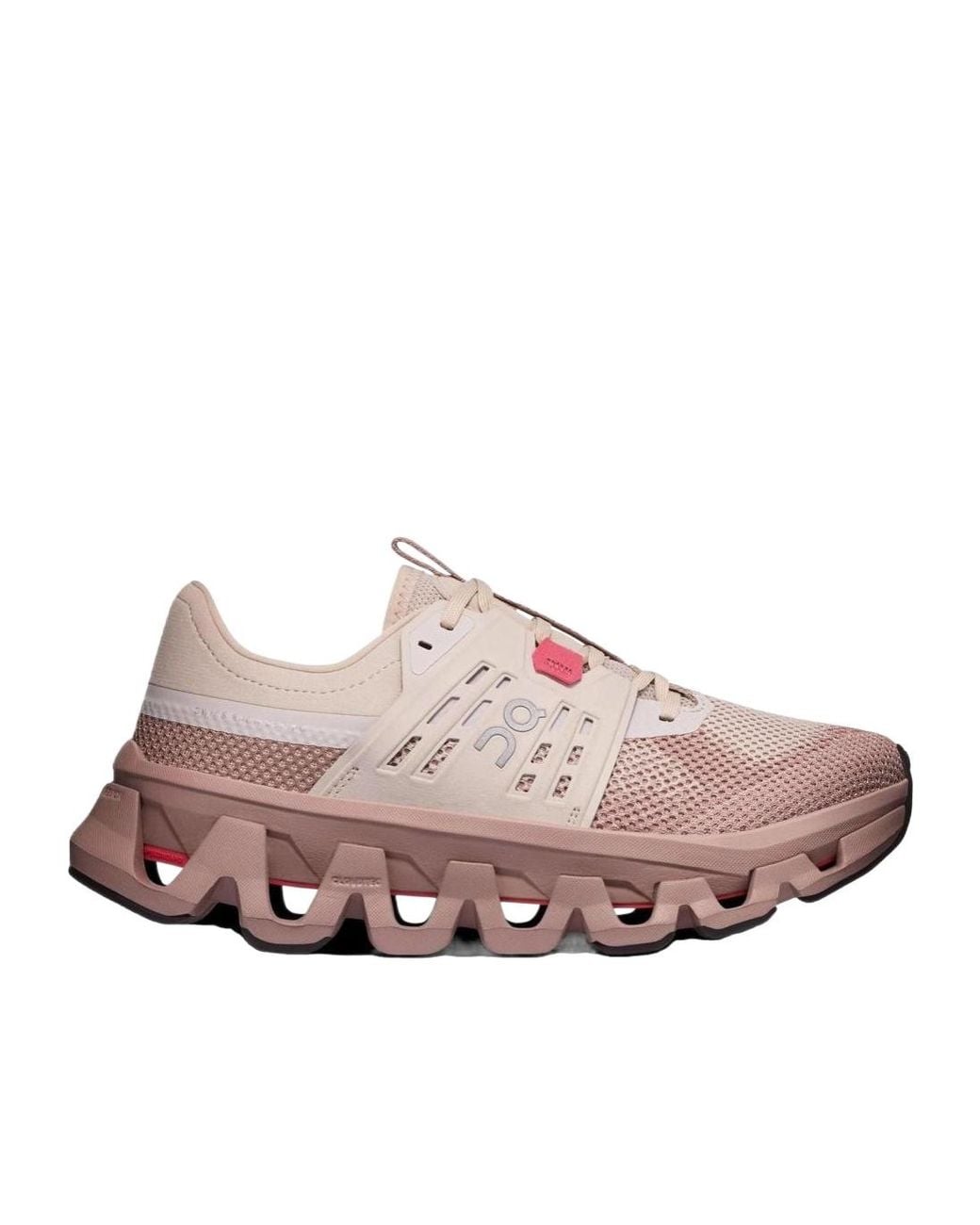 On Shoes Pink Lace-Up Sneakers