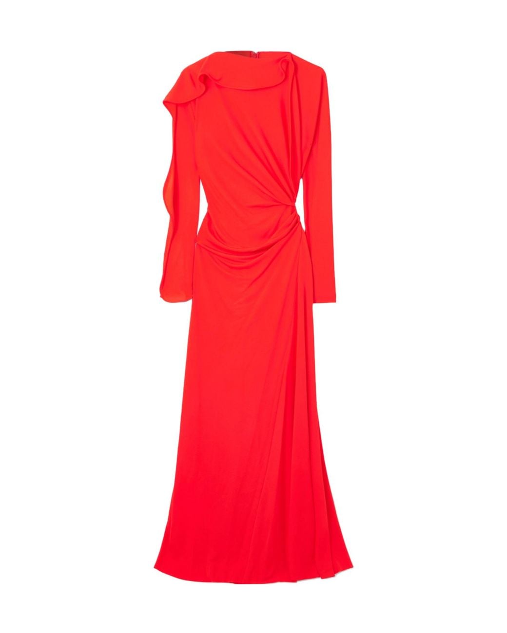 Victoria Beckham Red Comfortable Casual Maxi Dress