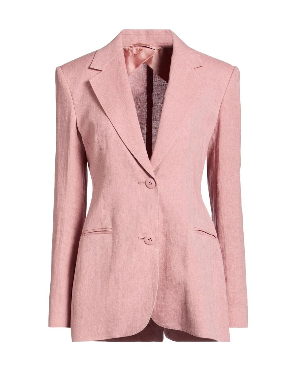 Max Mara Pink Single-Breasted Blazer