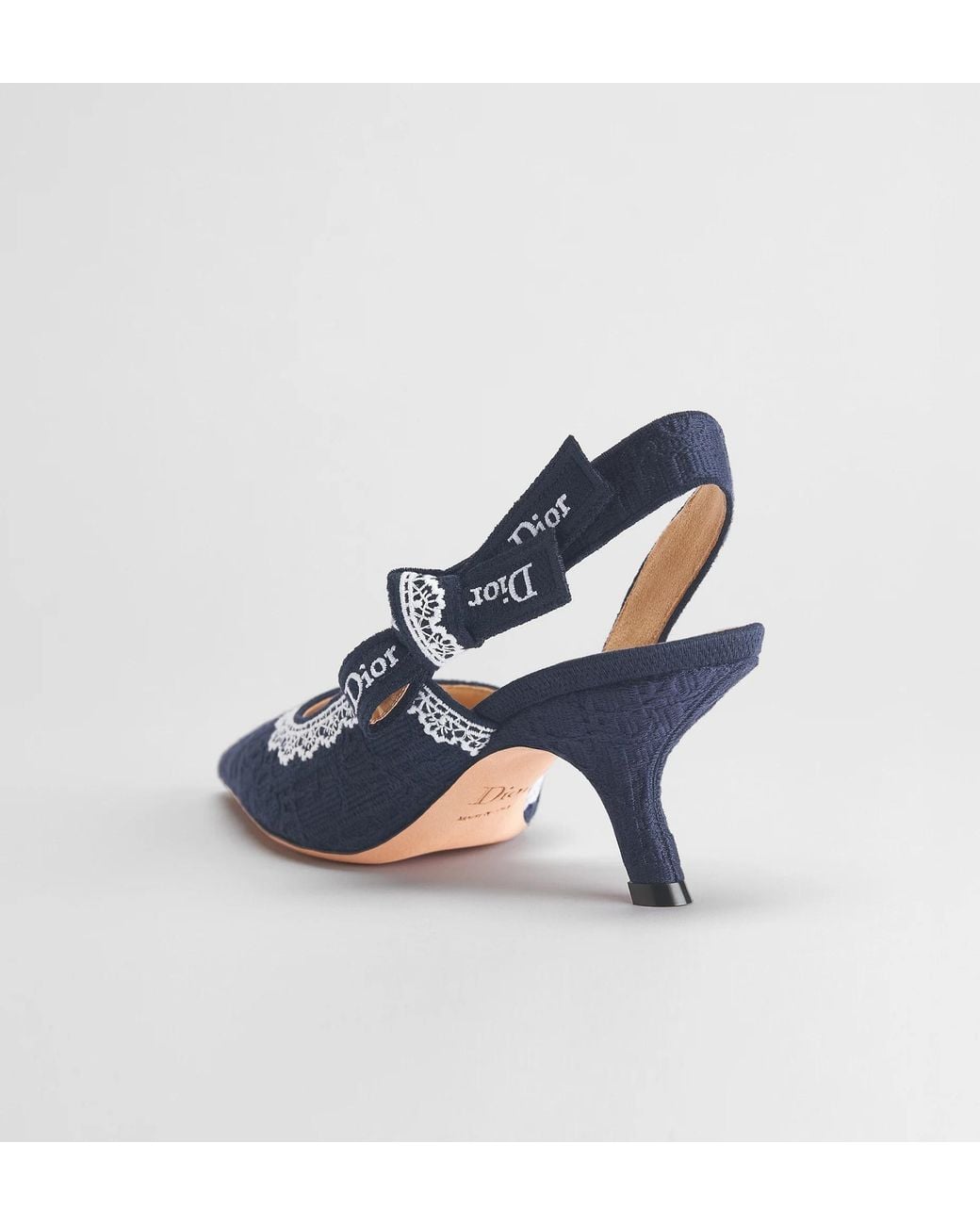 Dior Blue Escarpin Slingback J'A