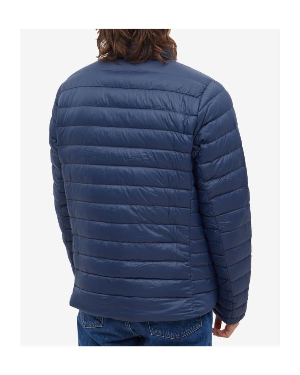 Patagonia Blue Quilted Zip-Front Down Jacket for men