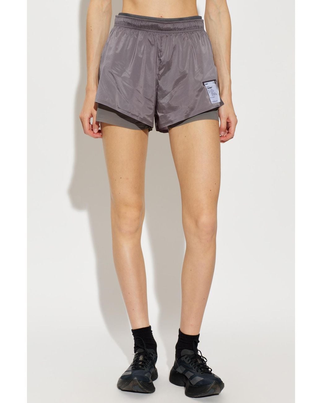 Satisfy Purple Techsilk 3 Running Performance Shorts