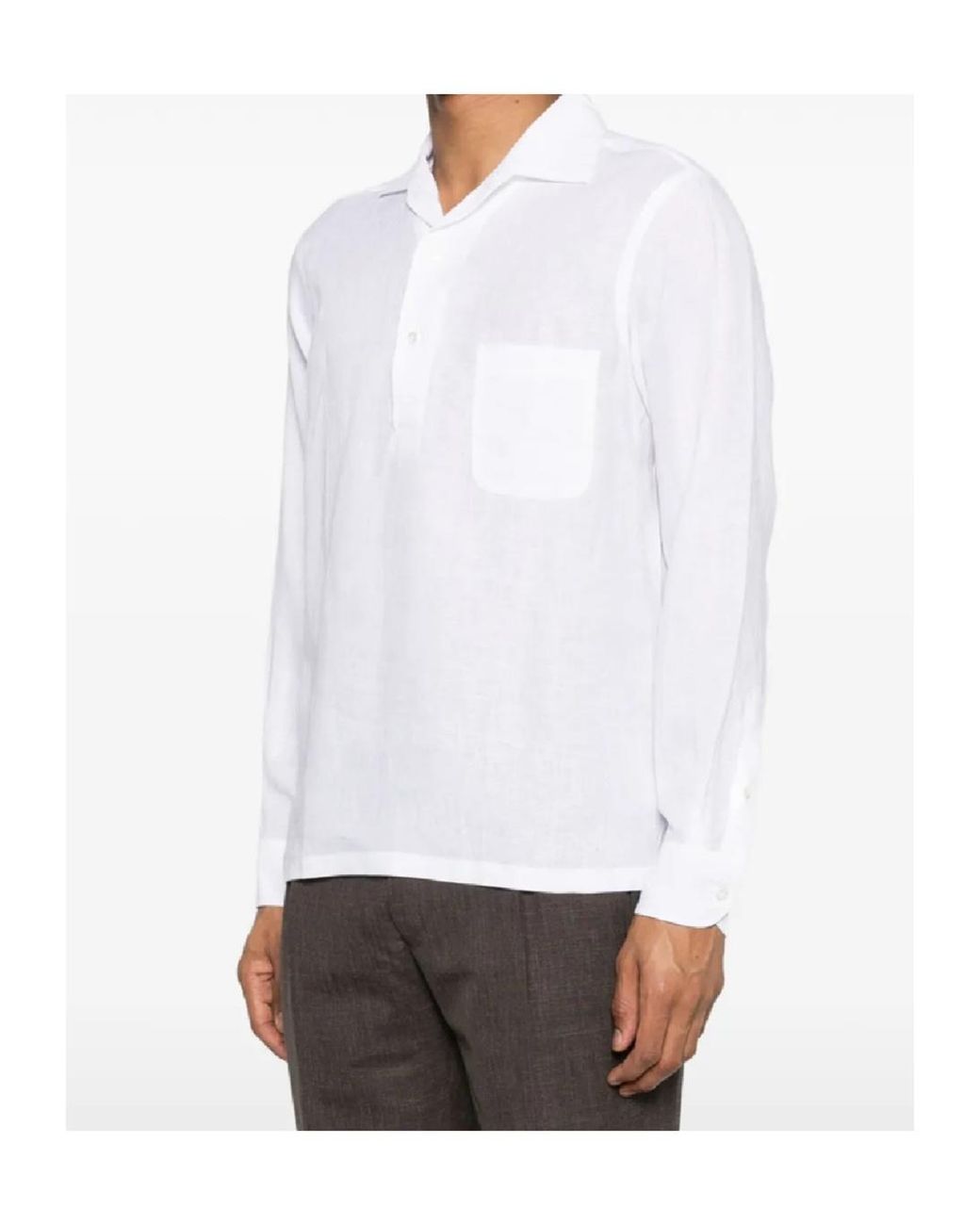 Lardini White Buttoned Shirt for men
