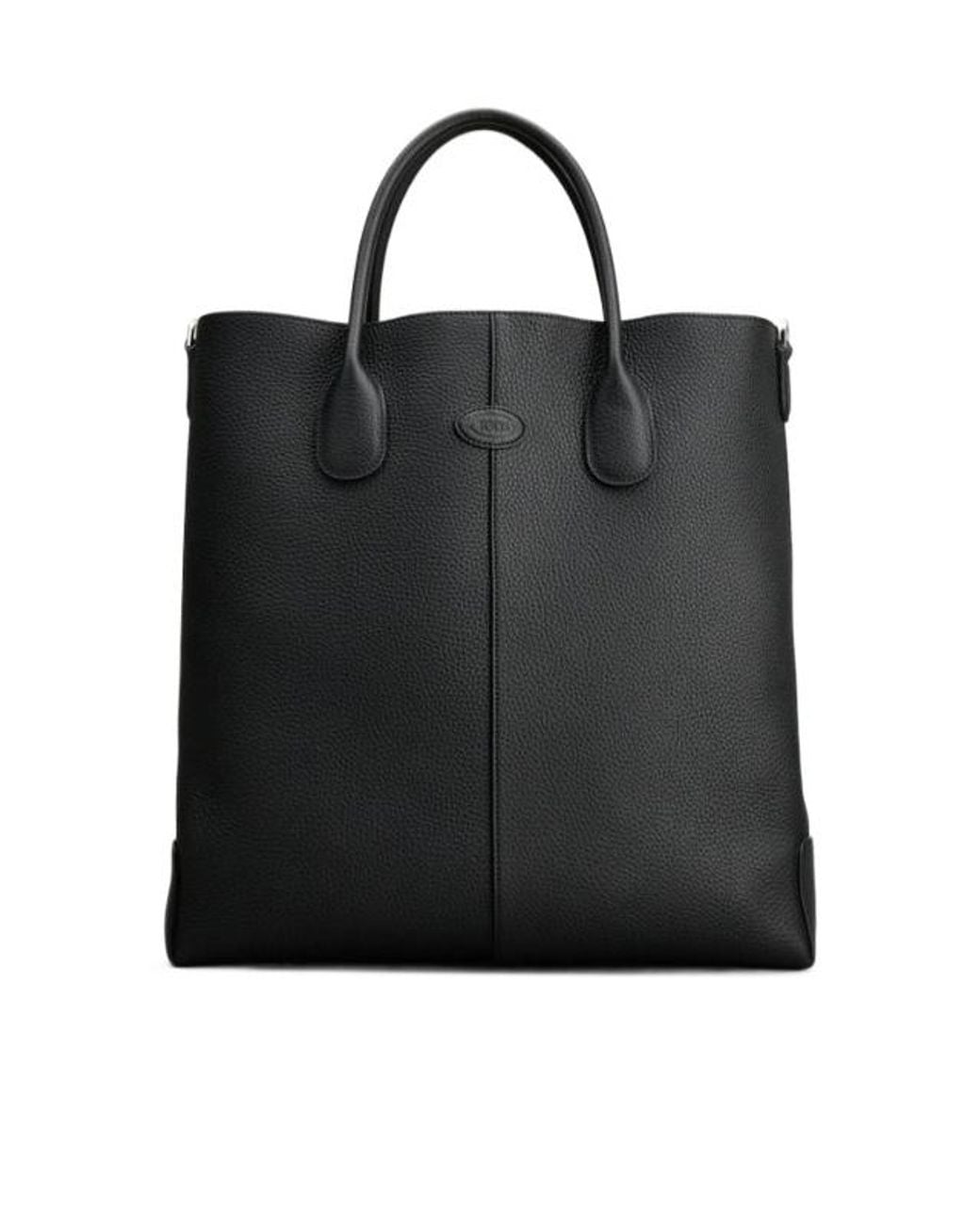 Tod's Black Logo Top Handle Bag for men
