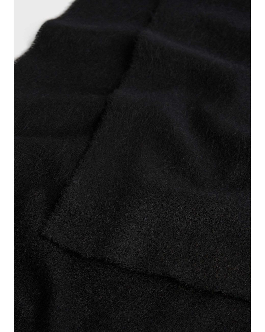 Totême Black Classic Winter Scarf