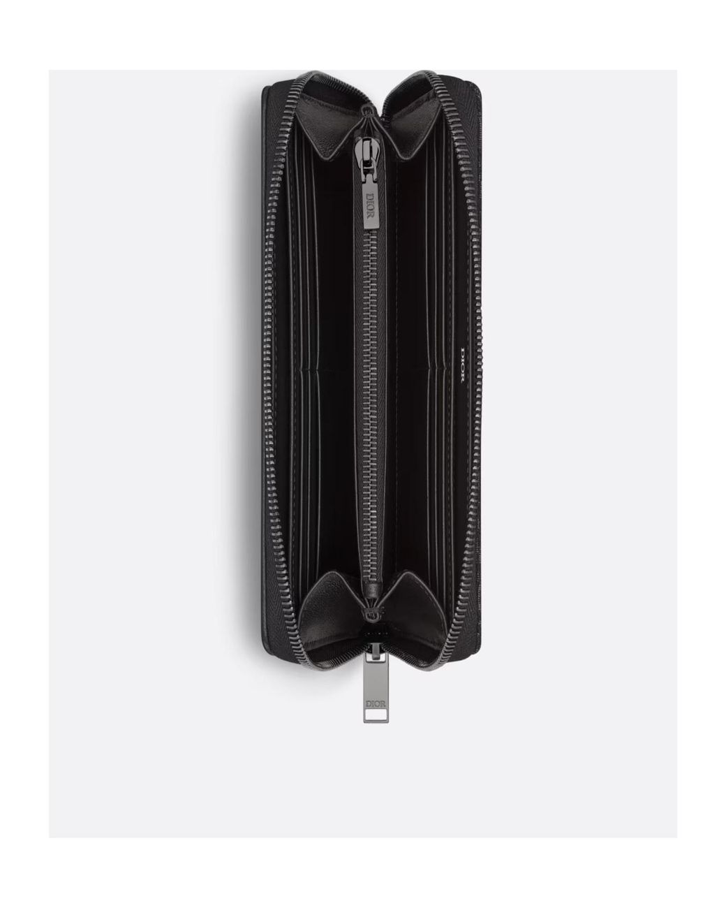 Dior Blue Saddle Zipped Long Wallet for men