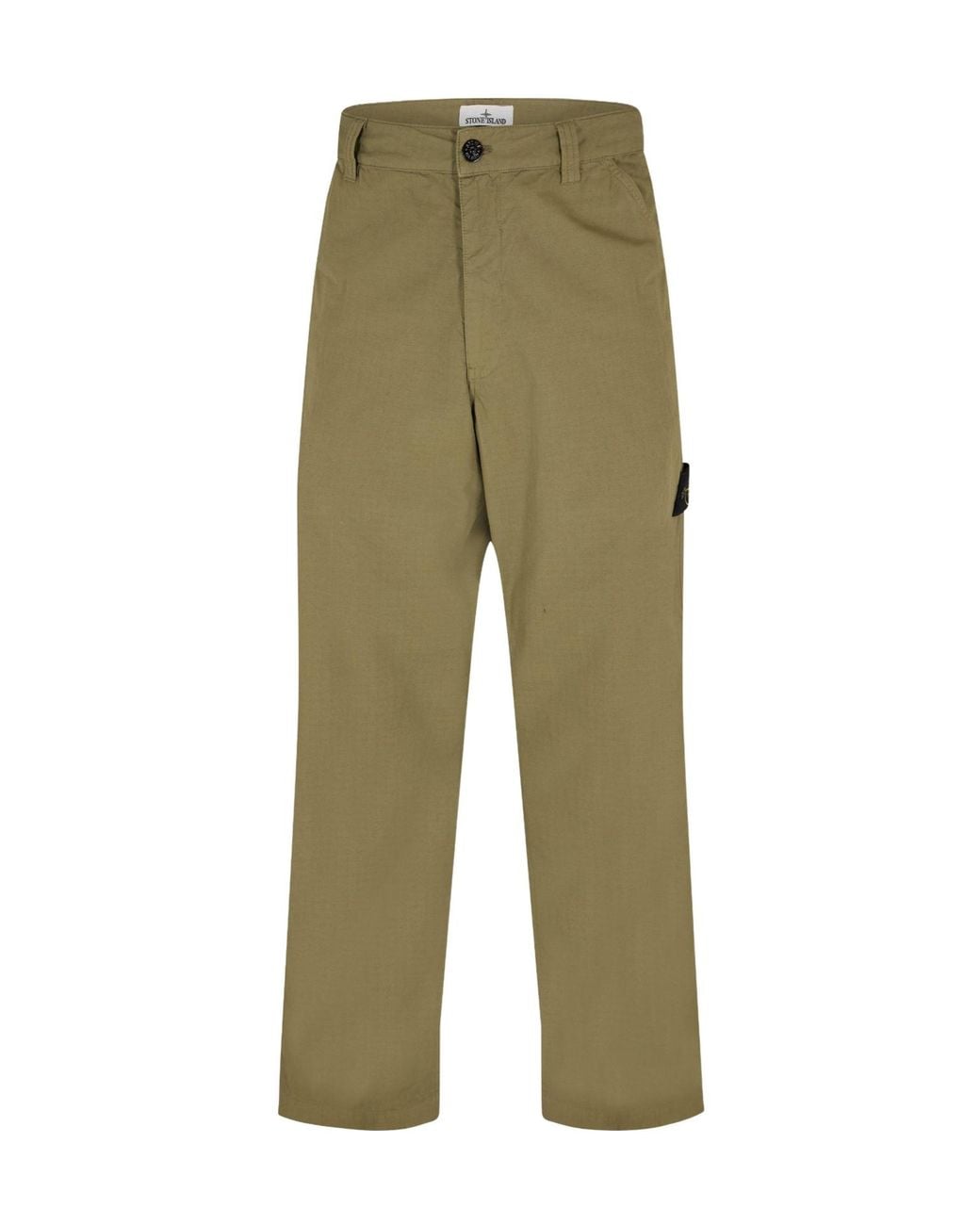 Stone Island Green Ripstop Pant Sn62 for men