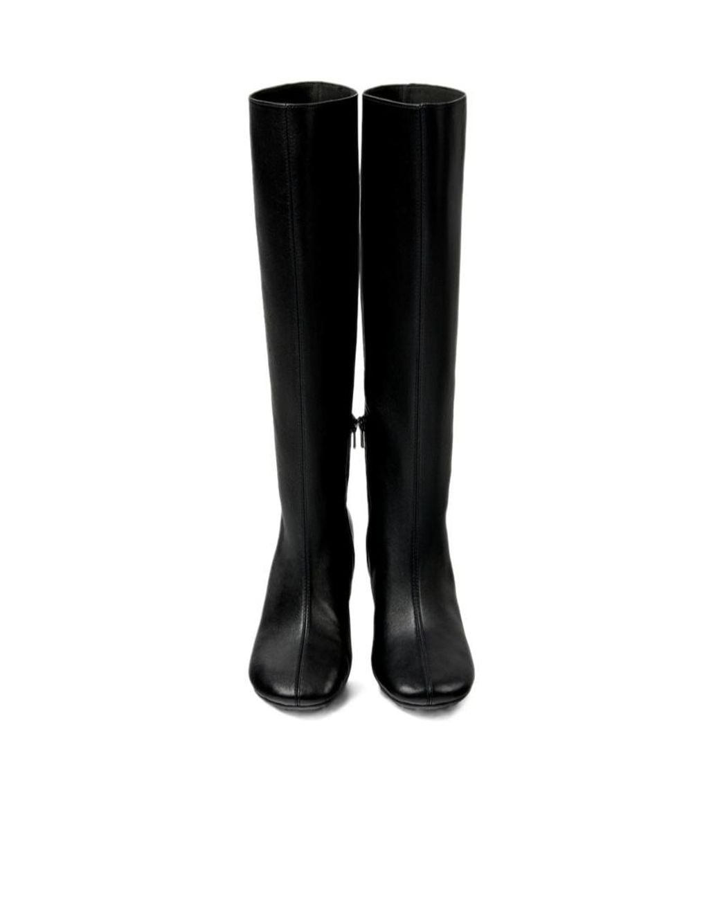 Camper Black High-Heeled Tall Boots