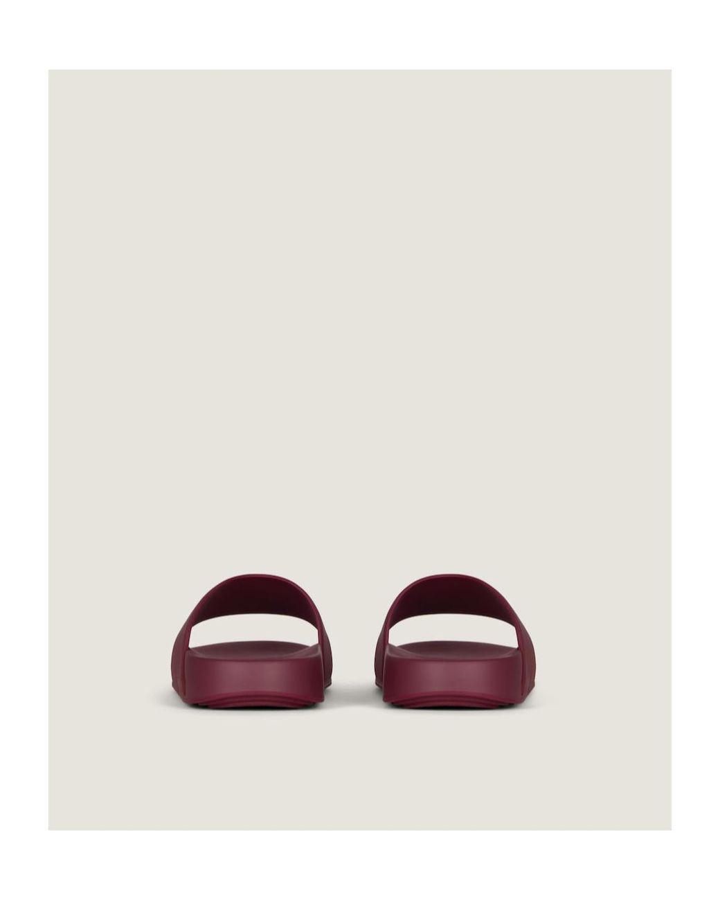 Givenchy Purple Logo Rubber Slides